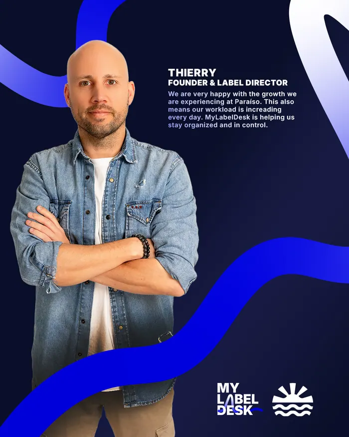 Partner campaign visual with Paraíso Records